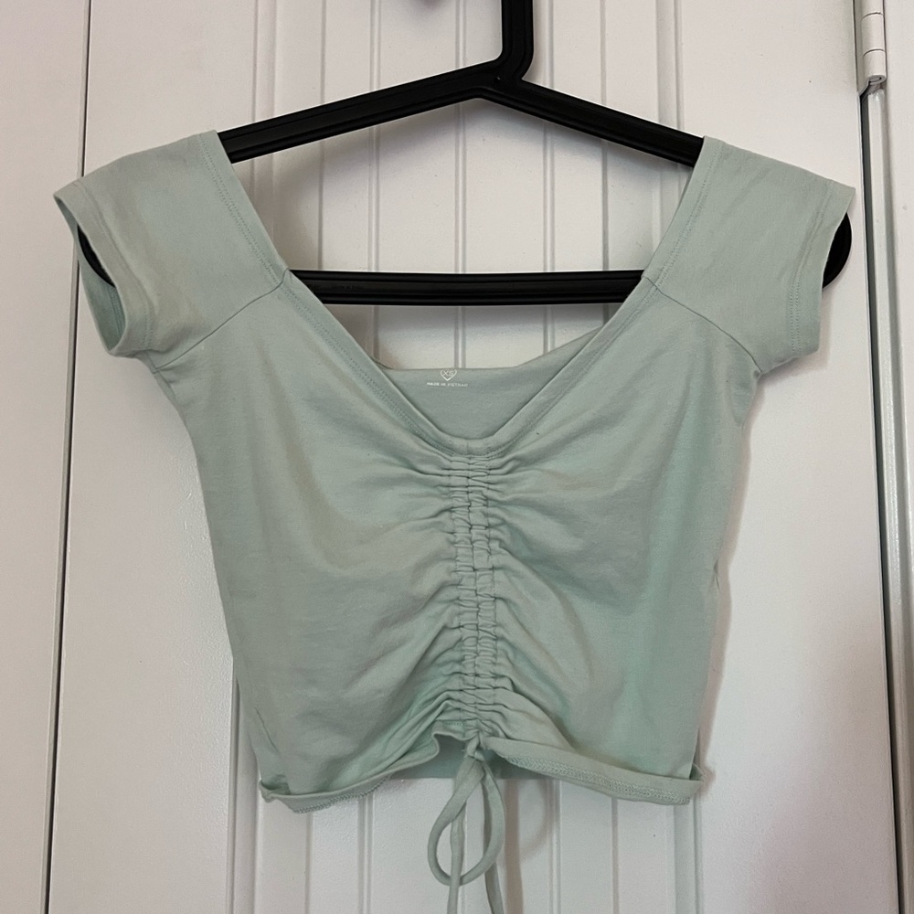 Hollister off the shoulder crop top tank | size XS